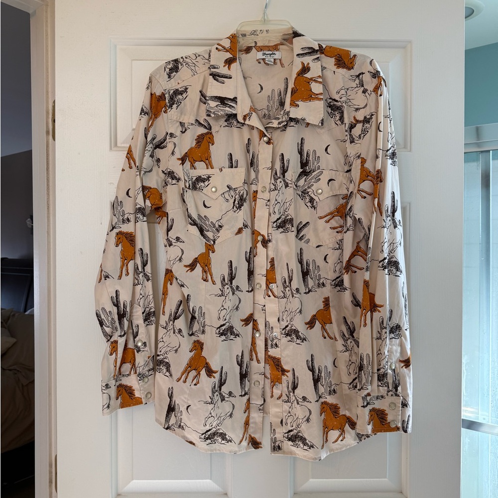 Wrangler Retro Horse Print Shirt